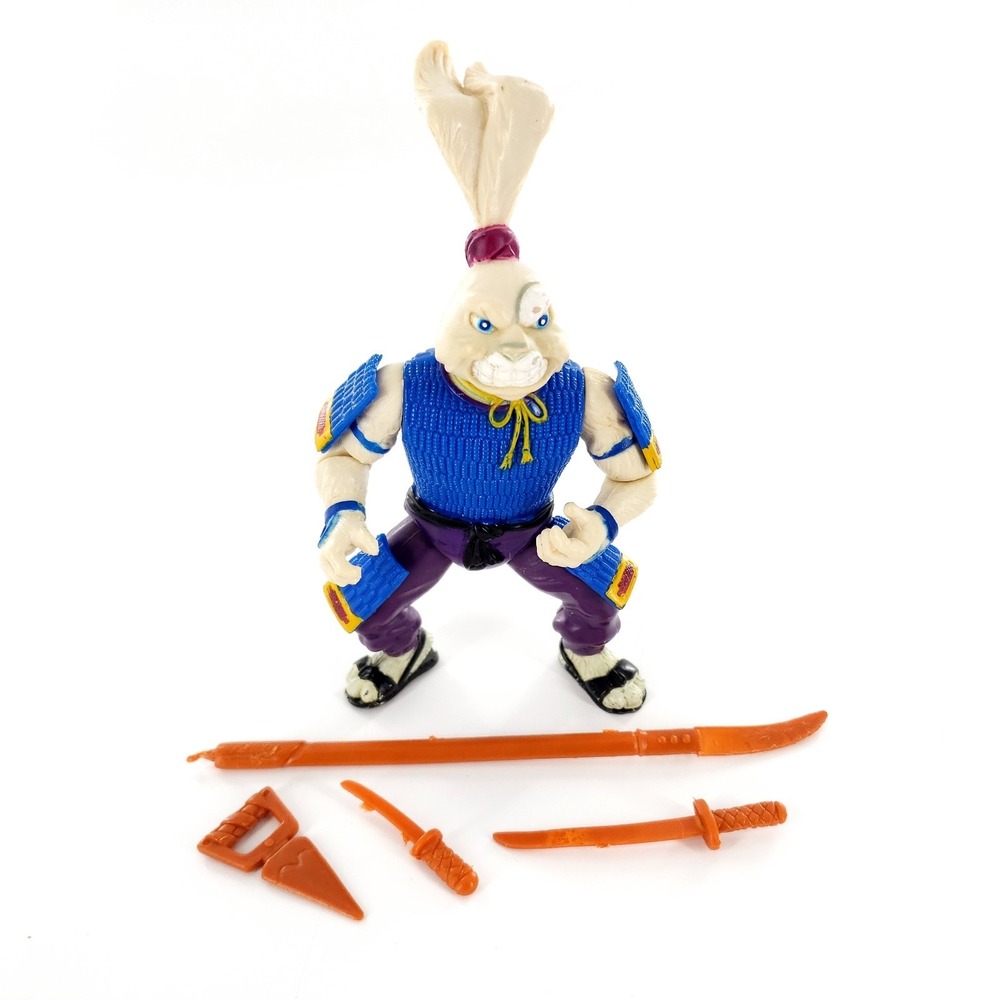 Vtg 1989 Ninja Turtles TMNT Yojimbo Action Figure Near Complete No Long Katana